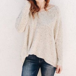 Carly Jean Los Angeles Rhea sweater, GUC, size M/L, oatmeal